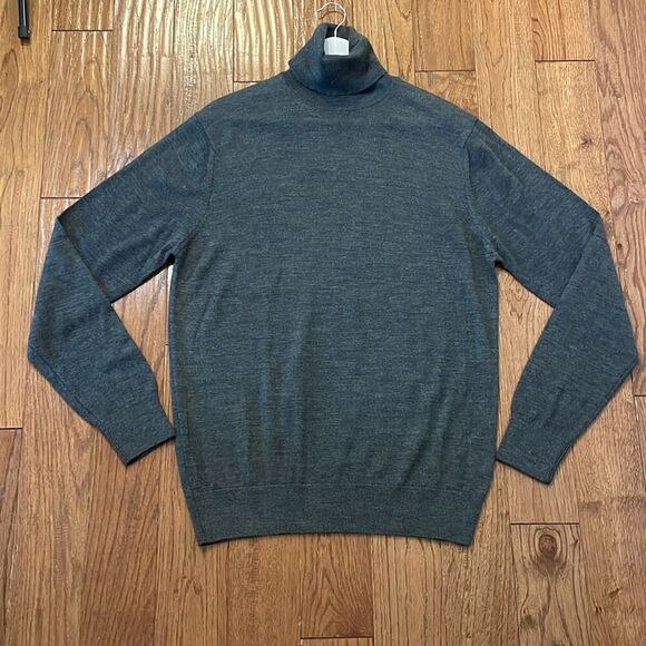 Bartolini made in Italy Merino Wool blend turtleneck sweater XL - Picture 6 of 9